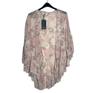 Floral Pink Kimono by‎ Amoli NWT